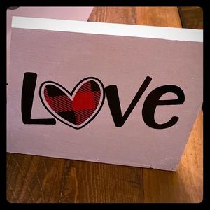 Valentine’s Day LOVE block